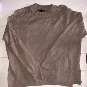 Long sleeve brown sweater